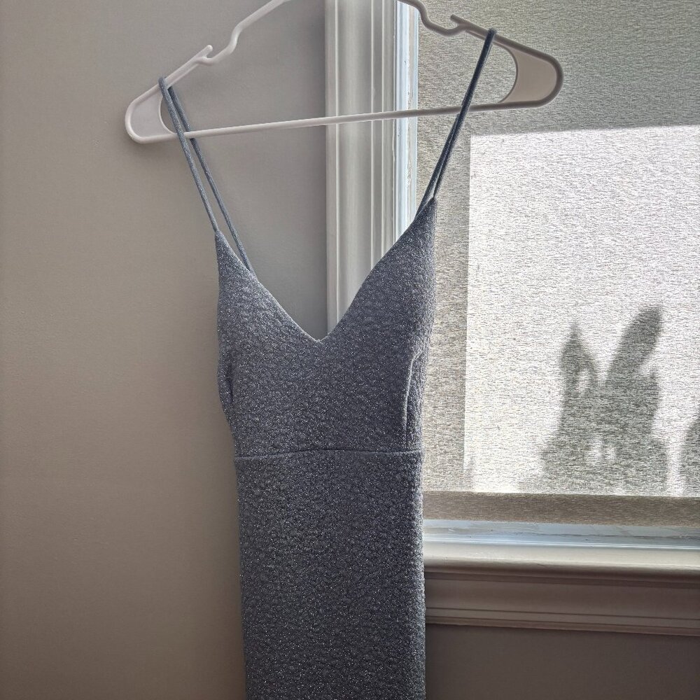 Light blue glitter dress